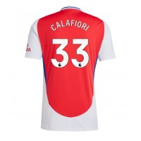 Arsenal Riccardo Calafiori #33 Fotballklær Hjemmedrakt 2024-25 Kortermet